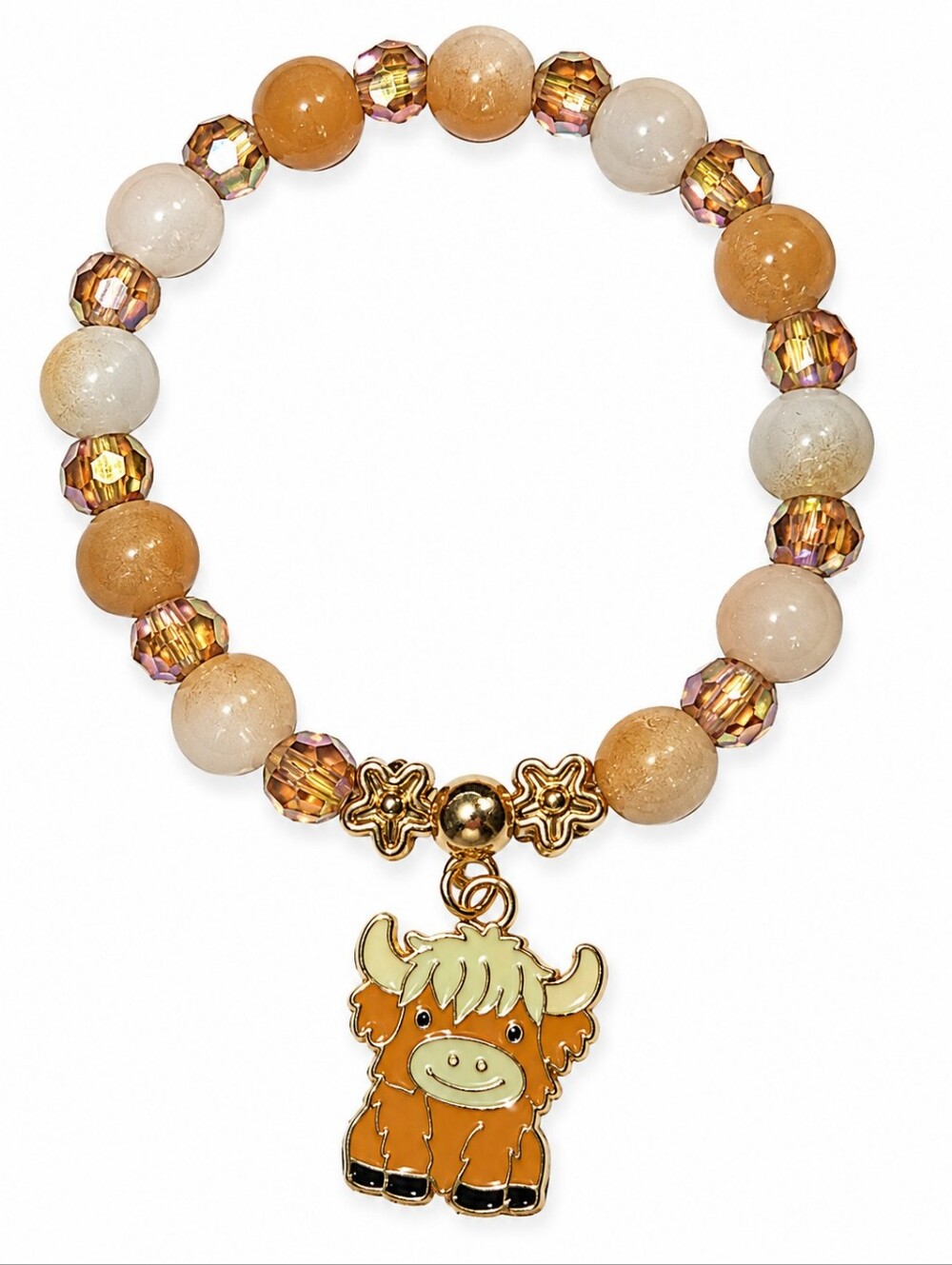 🐮 HIGHLAND COW BEADED BRACELET